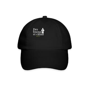 Pas de câlins - idee cadeau judo - Casquette classique - noir/noir - Devant