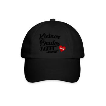 Kleiner Bruder Loading 2023 - Baseballkappe - Schwarz/Schwarz - Vorne