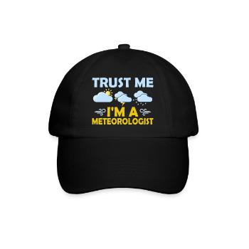 Croyez-moi, je suis météorologue météorologie météo - Casquette classique - noir/noir - Devant