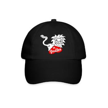 Brülllöwe - Baseballkappe - Schwarz/Schwarz - Vorne
