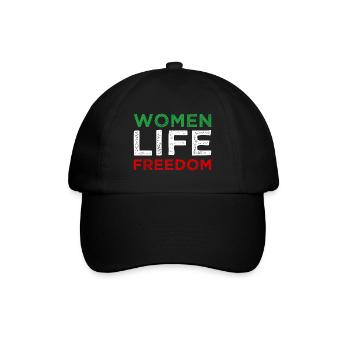 Liberté de vie de femme - Iran - Mahsa Amini - Casquette classique - noir/noir - Devant