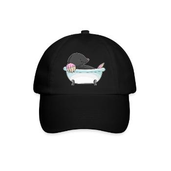 Baignoire de bain pour la taupe - Casquette classique - noir/noir - Devant