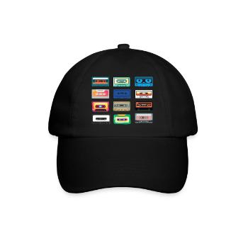 Cassettes classiques Bandes Musique - Casquette classique - noir/noir - Devant