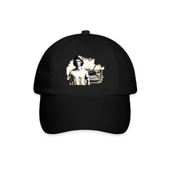 Nicht loslassen - Baseballkappe - Schwarz/Schwarz - Vorne