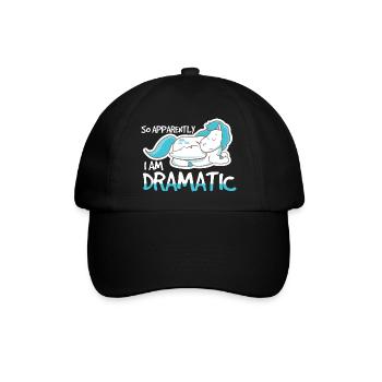 So Apparently I Am Dramatic - Baseballkappe - Schwarz/Schwarz - Vorne