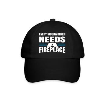 charpentier blague geek abattage travail charpentier scie - Casquette classique - noir/noir - Devant