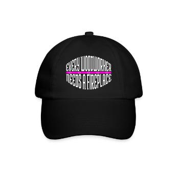Plumber Funny Carpenter Birthday Present Idea - Baseball Cap - black/black - Front