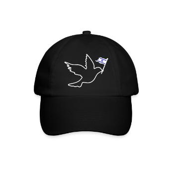 Israel Dove of peace - Baseball Cap - black/black - Front