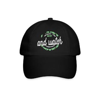 statement bakers motto funny gym baker appeal - Baseballkappe - Schwarz/Schwarz - Vorne