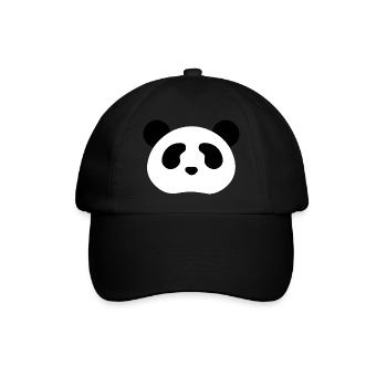 Panda Bear - Baseballkappe - Schwarz/Schwarz - Vorne