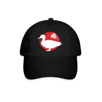 Silhouette De Canard Japonais - Casquette classique - noir/noir - Devant