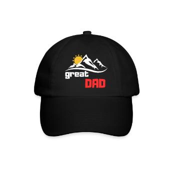 Toller Papa - Baseballkappe - Schwarz/Schwarz - Vorne