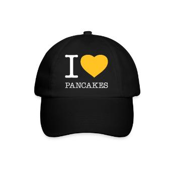 I LOVE PANCAKES - Baseball Cap - black/black - Front