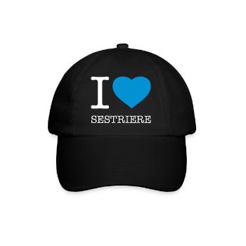 I LOVE SESTRIERE - Baseball Cap - black/black - Front