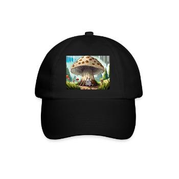 Comptines allemandes illustrées Il pleut - Casquette classique - noir/noir - Devant
