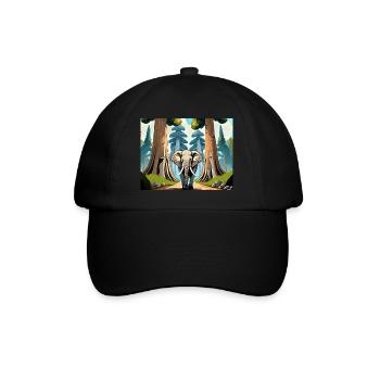 What Kind of Trees Are These german nursery rhymes - Baseball Cap - black/black - Front