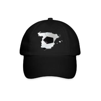 Espagne | Vrai football | Carte - Casquette classique - noir/noir - Devant