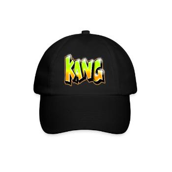 KANG GRAFFITI NAME PRINT Yellow - Casquette classique - noir/noir - Devant