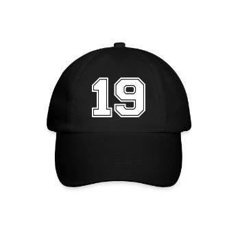 19 - Casquette classique - noir/noir - Devant