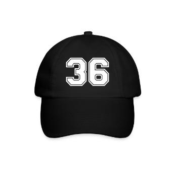 36 - Casquette classique - noir/noir - Devant