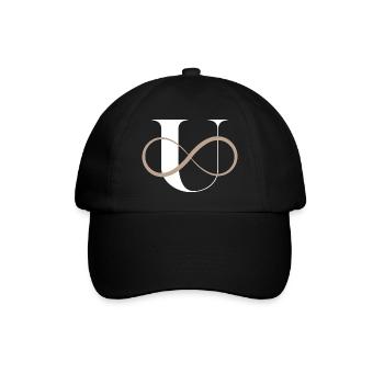 Infinite Letter u - Baseball Cap - black/black - Front