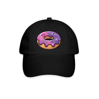 Beignet de la galaxie cosmique - Casquette classique - noir/noir - Devant