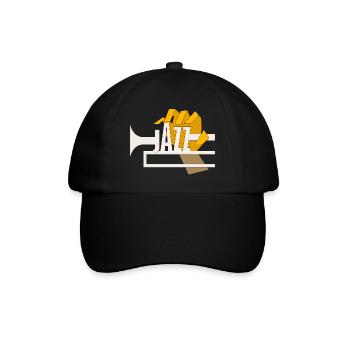 Tshirt Jazz Trumpet - Baseball Cap - black/black - Front