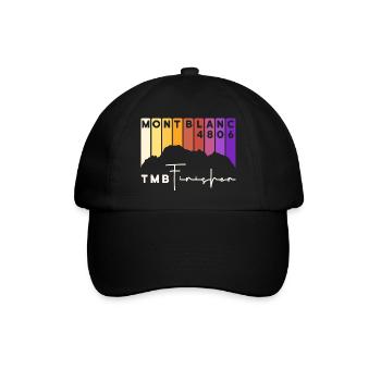 TMB Tour de Mont Blanc Montblanc Finisher - Baseball Cap - black/black - Front