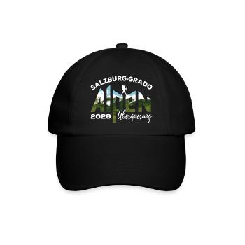 Alpine Crossing Alps 2026 Salzburg Grado Hiking - Baseball Cap - black/black - Front