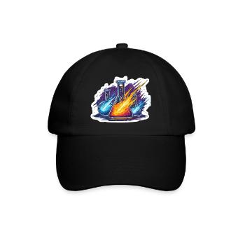 Expérience du laboratoire de la pluie de météores Quadrantide Lab Geek - Casquette classique - noir/noir - Devant