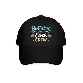 Les poils de mer s’en fichent - Casquette classique - noir/noir - Devant