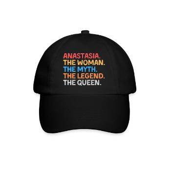 Anastasia The Woman The Myth The Legend The Queen - Baseball Cap - black/black - Front