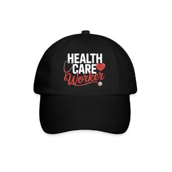 Healthcare Professional Emblem - Baseball Cap - black/black - Front