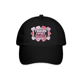 Caring Hearts: Education and Love - Baseball Cap - black/black - Front