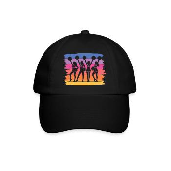Cheerleader Cheer Mom Cheerleading - Baseball Cap - black/black - Front