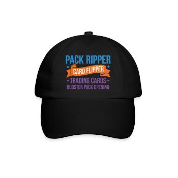 Pack Ripper Card Flipper Trading Cards Booster - Baseball Cap - black/black - Front
