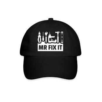 Silhouette de la boîte à outils MrFixIt - Casquette classique - noir/noir - Devant