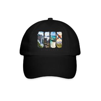 Venezuela Travel – South America Waterfall & Nature - Baseball Cap - black/black - Front