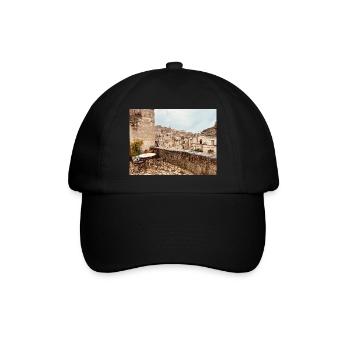 Vue en terrasses de la vieille ville - Casquette classique - noir/noir - Devant