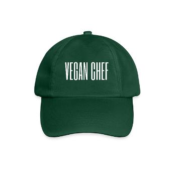 CHEF VÉGÉTALIEN / Cuisine végétalienne - Casquette classique - vert bouteille - Devant