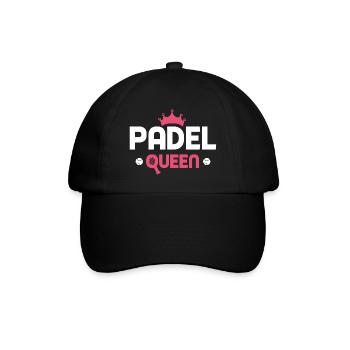 Padel Queen Padeltennis Joueur de padel - Casquette classique - noir/noir - Devant