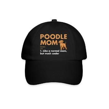Définition de maman caniche - Casquette classique - noir/noir - Devant