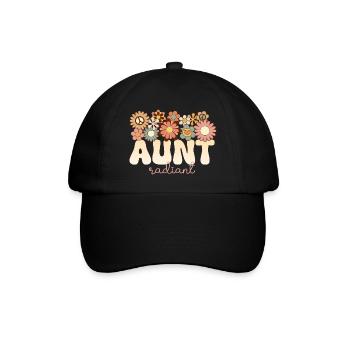 Retro Boho 1970 Tante Formidable Tata Radieuse - Casquette classique - noir/noir - Devant