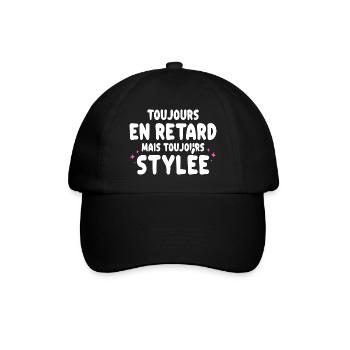 Retard Râleuse Cadeau Rigolo Femme - Casquette classique - noir/noir - Devant