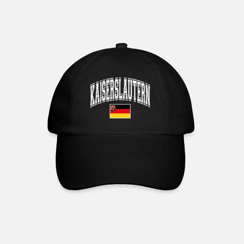 Kaiserslautern - Baseballkappe - Schwarz/Schwarz
