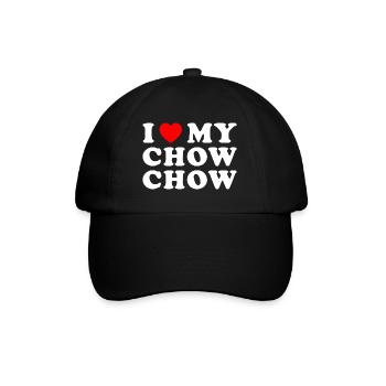 J’aime mon Chow Chow - Casquette classique - noir/noir - Devant