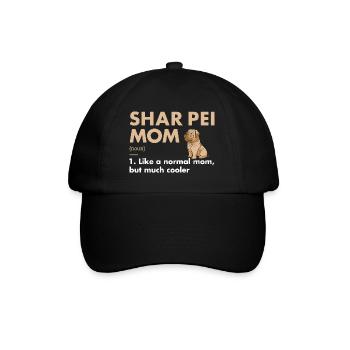 Shar Pei Mom Définition - Casquette classique - noir/noir - Devant