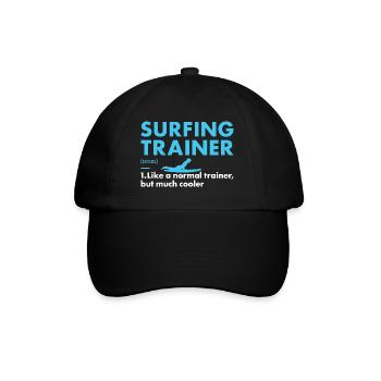 Sport Trainer Surfing - Baseballkappe - Schwarz/Schwarz - Vorne