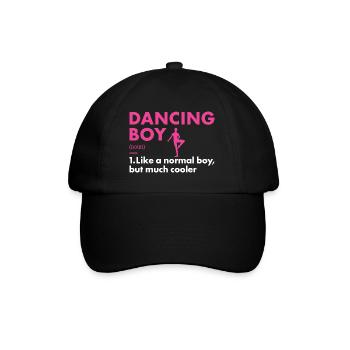 Danseur Garçon Définition Danse - Casquette classique - noir/noir - Devant