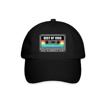 Birthday Best Of 1996 Vintage Vintage 1996 - Baseball Cap - black/black - Front
